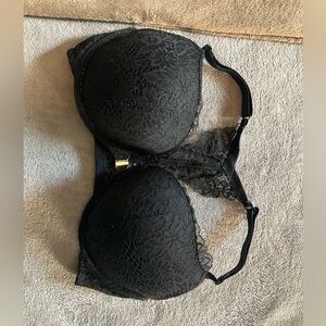 Black Front Clip Bra